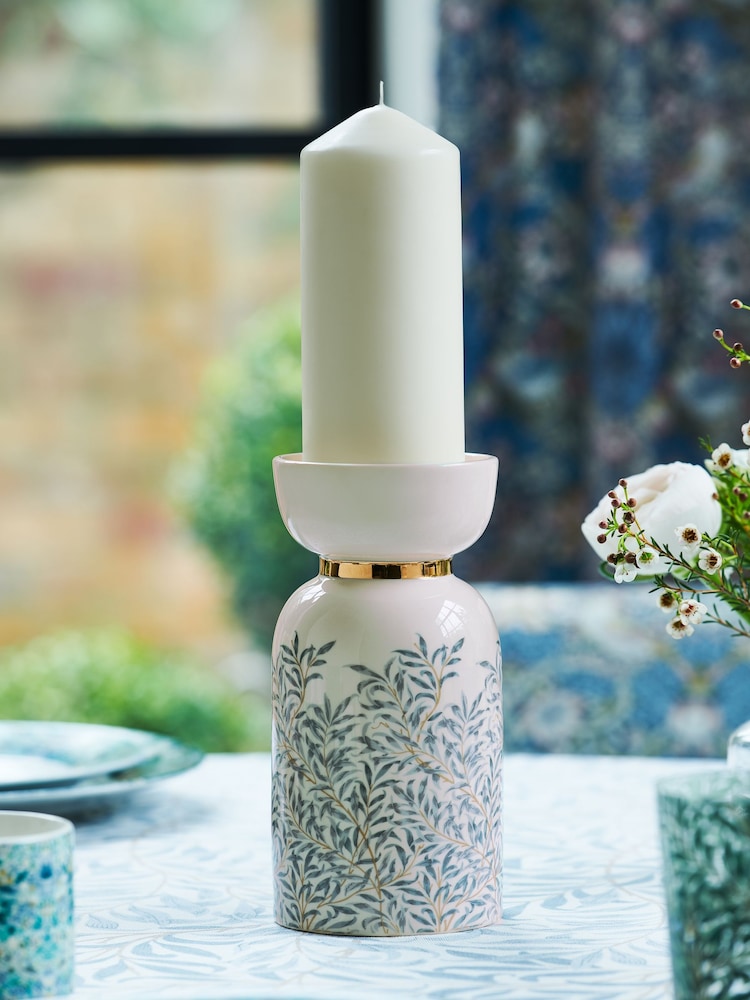 William Morris Beige Candle Holder - Image 1 of 3