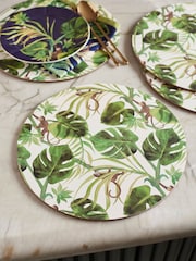 Clarke & Clarke Cream Monkey Business Set of 4 Placemats - Image 1 of 2