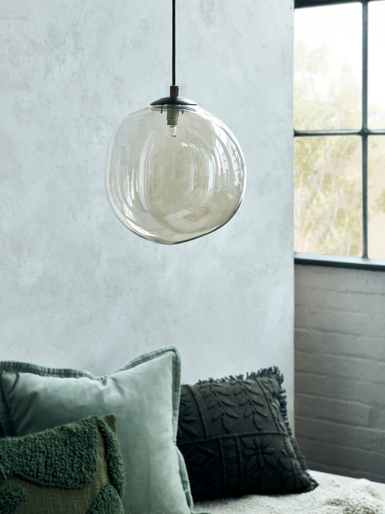 French Connection Clear Jamavar Ceiling Pendant Light - Image 2 of 5