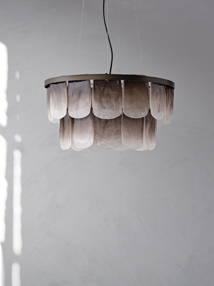 French Connection Brown Ombre Malandi Chandelier Light - Image 2 of 3