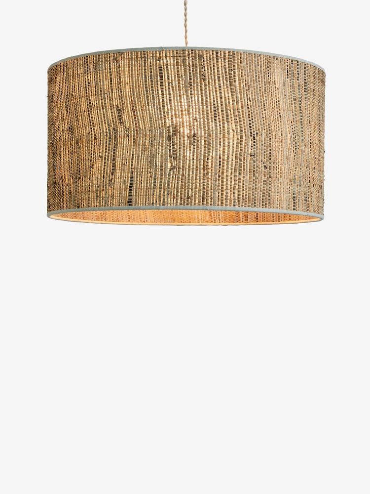 French Connection Natural Chana Easyfit Lamp Shade Ceiling Lights - Image 4 of 4