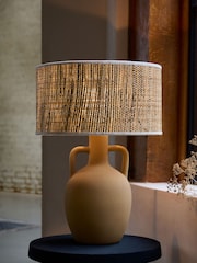 French Connection Natural Teracotta Chana Table Lamp - Image 1 of 4