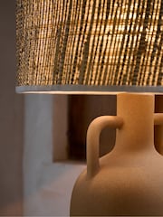 French Connection Natural Teracotta Chana Table Lamp - Image 3 of 4