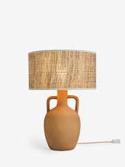French Connection Natural Teracotta Chana Table Lamp - Image 4 of 4