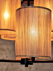 French Connection Natural Kinsha Ceiling Pendant Light - Image 3 of 5