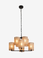 French Connection Natural Kinsha Ceiling Pendant Light - Image 5 of 5