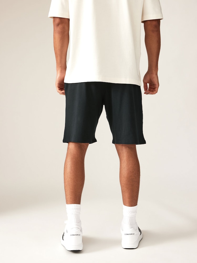 Converse Black 100% Cotton Wordmark Utility Shorts - Image 2 of 6