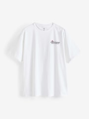 Converse White 100% Cotton Mushroom House T-Shirt - Image 3 of 3