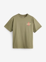 Converse Beige 100% Cotton Festival Palm Tree T-Shirt - Image 5 of 5