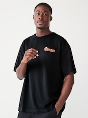 Converse Black 100% Cotton Mushroom House T-Shirt - Image 1 of 8