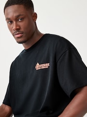Converse Black 100% Cotton Mushroom House T-Shirt - Image 3 of 8