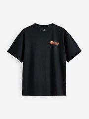 Converse Black 100% Cotton Mushroom House T-Shirt - Image 5 of 8