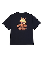 Converse Black 100% Cotton Mushroom House T-Shirt - Image 6 of 8
