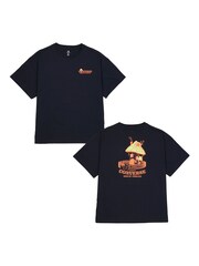 Converse Black 100% Cotton Mushroom House T-Shirt - Image 7 of 8