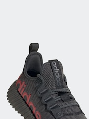 adidas Red Black Sportswear Kantana Trainers - Image 8 of 8