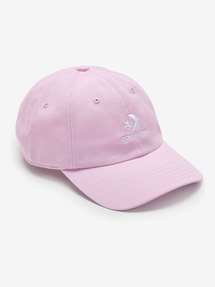 Converse Lilac Purple 100% Cotton Baseball Cap - Image 1 of 2