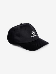 Converse Black 100% Cotton Baseball Cap - Image 1 of 2
