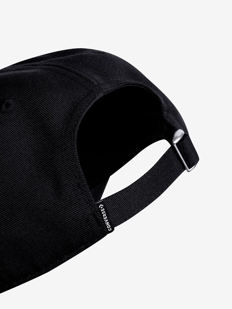 Converse Black 100% Cotton Baseball Cap - Image 2 of 2