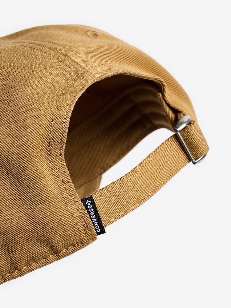Converse Tan Brown 100% Cotton Baseball Cap - Image 2 of 2