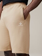 Converse Cream Star Chevron 100% Cotton Shorts - Image 3 of 4
