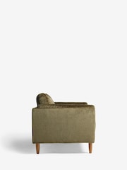 Plush Chenille Moss Green Kayden Compact 2 Seater Sofa In A Box - Image 6 of 9