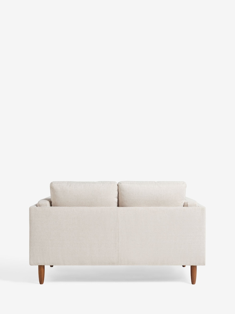 Tweedy Plain Light Natural Kayden Compact 2 Seater Sofa In A Box - Image 7 of 7