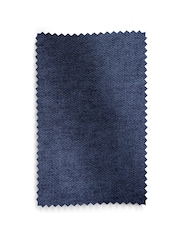 Fine Chenille Navy Blue Flinton Wooden 3 Seater Sofa - Image 7 of 8