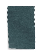 Fine Chenille Dark Teal Parker Armchair - Image 7 of 8