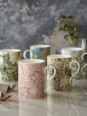 Morris & Co. Set of 6 Apple Mugs - Image 2 of 6