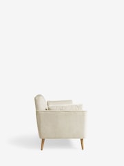 Plush Chenille Oyster Natural Mila Compact 2 Seater Sofa In A Box - Image 6 of 8