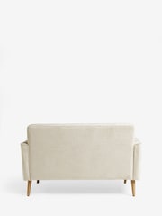 Plush Chenille Oyster Natural Mila Compact 2 Seater Sofa In A Box - Image 7 of 8