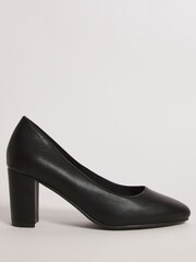 JD Williams Black Super Comfort Flexible Court Shoes In Extra Wide Fit - Image 4 of 6