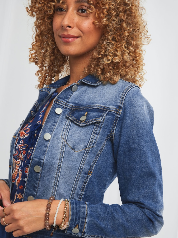 Joe Browns Blue Essential Denim Jacket - Image 2 of 4