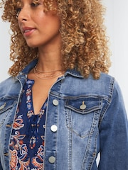 Joe Browns Blue Essential Denim Jacket - Image 3 of 4