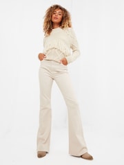 Joe Browns Cream Essentials  High Waisted Bootcut Jeans - Image 2 of 5
