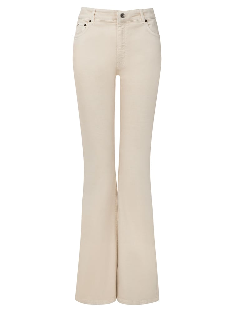 Joe Browns Cream Essentials  High Waisted Bootcut Jeans - Image 5 of 5