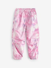 Pink Tie Dye Parachute Cargo Trousers (3-16yrs) - Image 4 of 6
