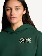 Sporty & Rich Green Health Script Hoodies - Image 5 of 6