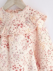 Beige Ditsy Floral Baby Bloomer Romper (0mths-3yrs) - Image 6 of 10