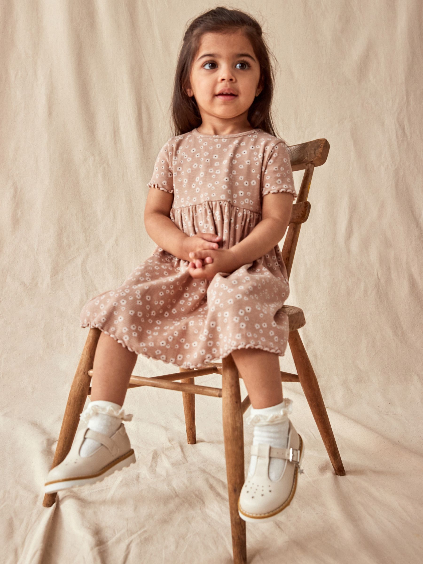 Ribbed jersey dress shop