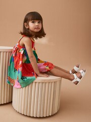 Multicoloured 100% Cotton Sleeveless Jersey Dress (3mths-7yrs) - Image 2 of 7