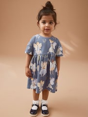 Blue Fairy 100% Cotton Short Sleeve Jersey Dress (3mths-7yrs) - Image 1 of 7