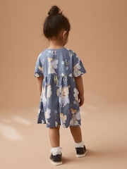 Blue Fairy 100% Cotton Short Sleeve Jersey Dress (3mths-7yrs) - Image 3 of 7