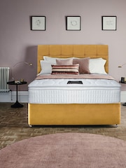 Sleepeezee Yellow Cooluxe 2000 Mattress and 2 Drawer Divan Base Set - Image 1 of 2