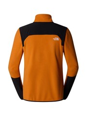 The North Face Orange Glacier Pro 1/4 Zip Fleece - Image 2 of 2