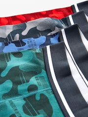 Red Blue Camoflague Trunks 7 Pack (3-16yrs) - Image 10 of 10