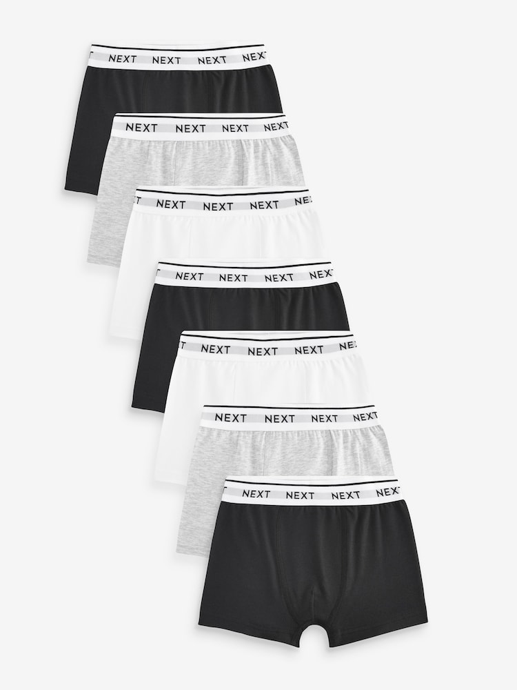 Monochrome Trunks 7 Pack (2-16yrs) - Image 1 of 3