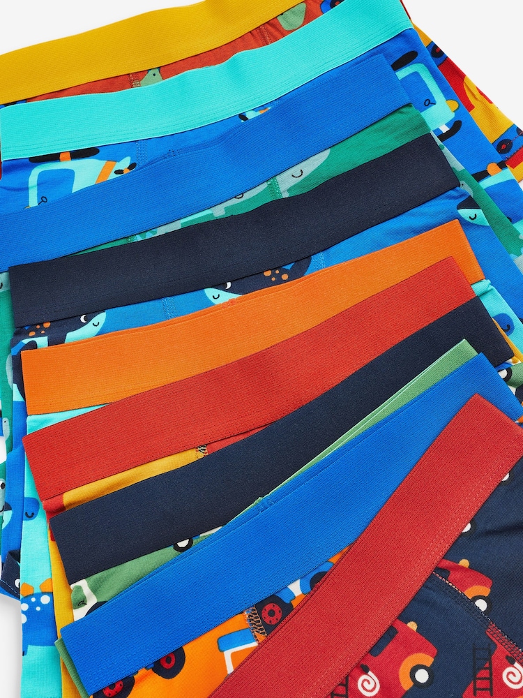 Bright Primary Print Trunks 10 Pack (1.5-16yrs) - Image 13 of 13