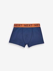 Navy Bright Waistband Trunks 10 Pack (3-16yrs) - Image 6 of 11