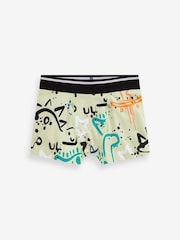Dino Graffiti Print Trunks 7 Pack (2-14yrs) - Image 2 of 10